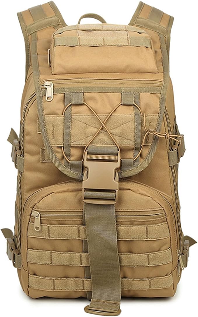 Military Tactical Backpack Versatile Molle Backpack Assault Pack Large Military Pack for Outdoor Hiking Mountaineering Hunting