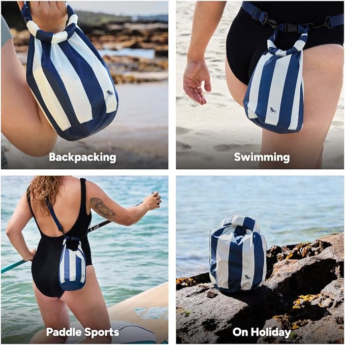 Dock &amp Bay Small Waterproof Dry Bag - 5L IP66 Waterproof Bag Lightweight - Miami Sorbet
