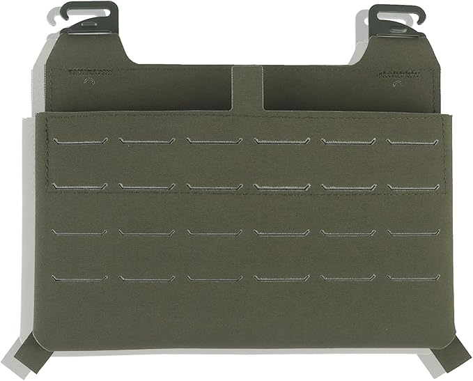 Multifunctional G Buckle Tactical Bag Mounting Plate MOLLE Abdominal Equipment Pouch Front Flap Hanging Panel Replacement Component