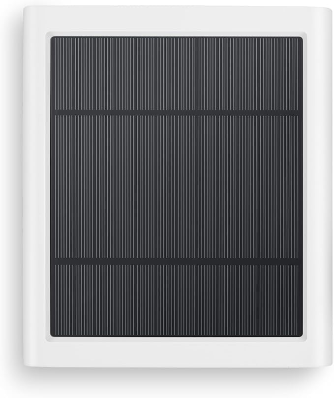 Solar Panel for Ring Camera 4W Solar Charger Compatible with Rings Spotlight &ampStick Up Outdoor Cam Battery 10ft Long Cable with USB-C to Ring Barrel Plug Adapter