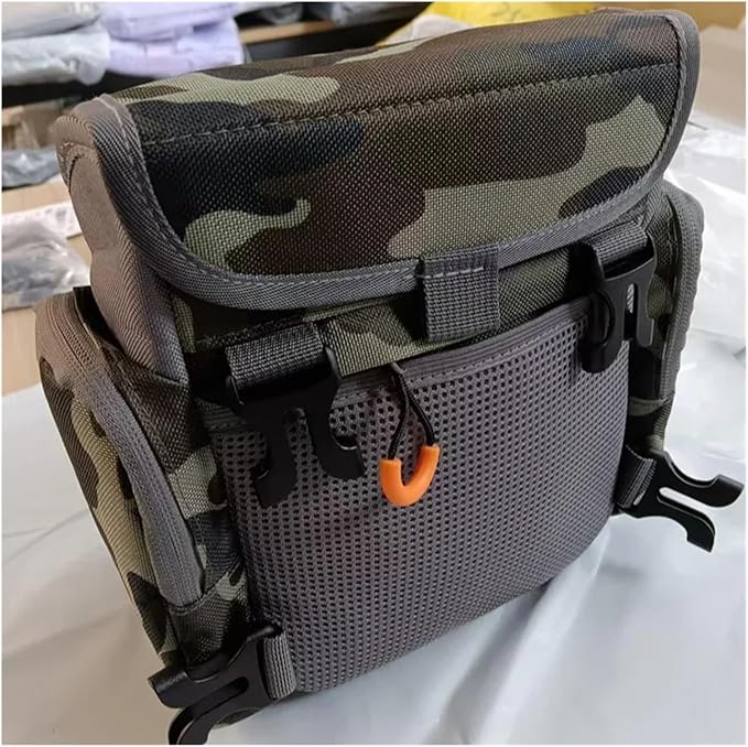 Genérico Compatible For Harness Chest Pack Tactical Adjustable Multipurpose Waterproof Pouch Sturdy Roller Easy to Carry(Army Green)