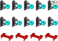 Button Fix Type 2 Bracket Marker Connecting 90 Degree Panels with New Upgraded Button (10 Sets + 4 Marker Guides)