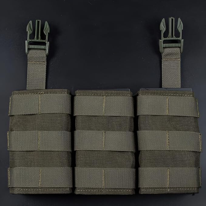 FAST Triple 7.62 Function Pack Panel Tactical Equipment Buckle Accessory Nylon Material 25.5 * 13cm For Team Activities Games