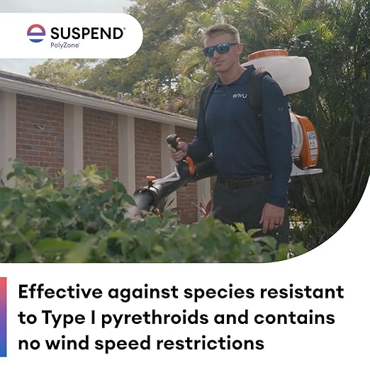 Suspend PolyZone Insecticide Concentrate 16 oz | Deltamethrin Insecticide for Long-Lasting Outdoor Perimeter Control | Ant Spider and Mosquito Spray | Long-Lasting