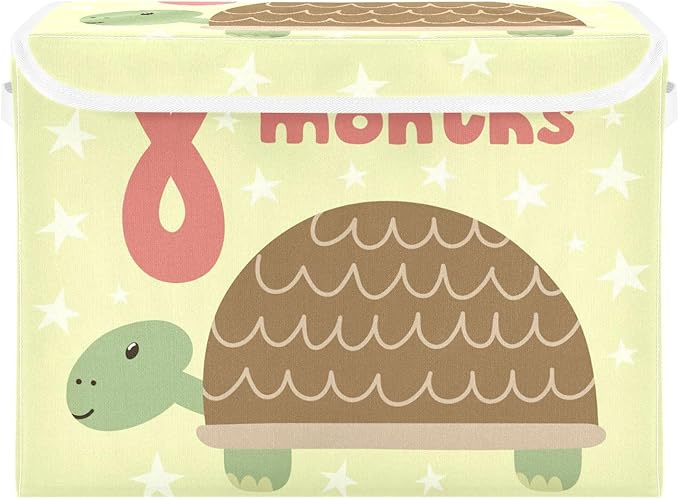 8_months Storage Boxes with Lids Stackable Closet Organizers Bins with Lids for Clothes for School Supply Office Basket
