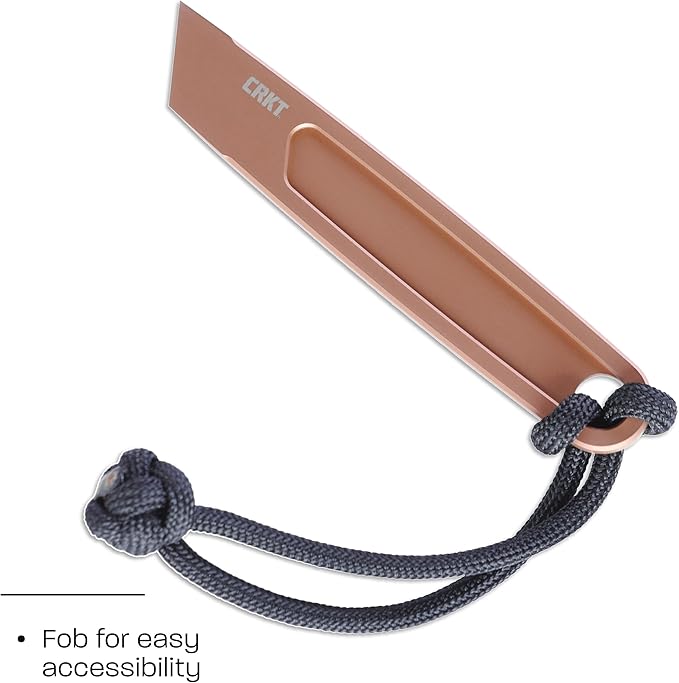 CRKT HangPry Everyday Carry Prybar: Bronze Titanium 9920B