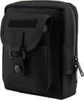 Compact Utility Gadget Pouch Tactical MOLLE Nylon Duty Belt Pouches for Police Law Enforcement Work EDC Small Tool Waist Bag for 6.1 Cellphone Outdoor Camping Hiking Organizer