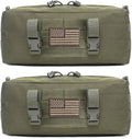 WYNEX Large Molle Pouch Tactical Molle Bag Vertical Admin Pouch Modular Utility Pouch Increment Side Pouch for Tactical Backpack Molle Rucksack Attachment with Shoulder Strap For Use as Sling Bag
