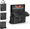 Solar Panel Carrying Case - Heavy Duty Padded Storage Bag for Jackery SolarSaga 100W Waterproof Travel Case compatible with Zoupw 100w 110wwith Pockets for Cables Accessories