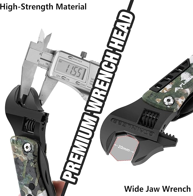 FLISSA 16-in-1 Pink Multi Tool Pliers and FLISSA 13-in-1 Multi Tool Wrench