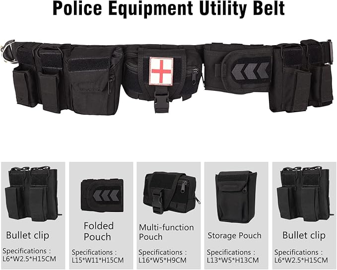BOMTURN tactical belt and bag