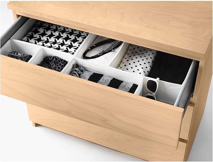 SKUBB Storage Organiser White Set Of 6