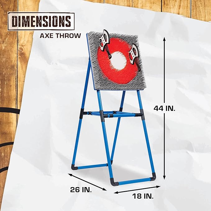 Eastpoint Axe Throw &amp Lawn Dart Target Sets - Bristle Axe Throwing Target &amp 2-in-1 Combo Backyard Game for Indoors and Outdoors