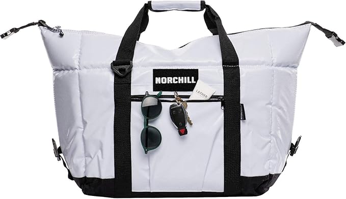 NorChill Soft Coolers 12 Can Insulated Marine Boatbag Soft Sided Cooler White