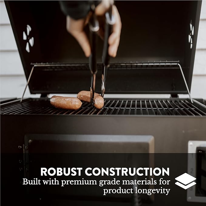 Gas One Charcoal Grill – 24-inch BBQ Charcoal Grill – Charcoal Smoker with Multiple Tier Heat Control – Outdoor Grill for Camping Picnic Patio Backyard Barbecue Outdoor Cooking