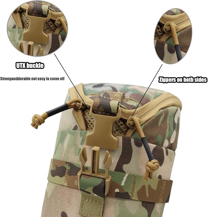 Tactical Molle Pouches Compact Utility Waist Bag Pack for Vest Chest Waist Pack for Small Tool Horizontal Modular Organization