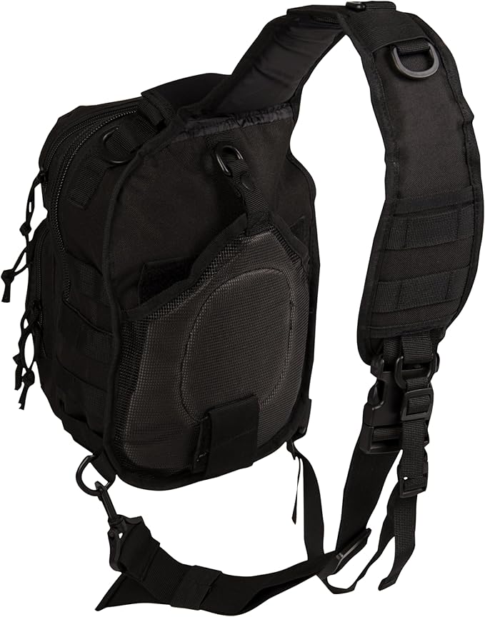 Mil-Tec by Sturm Single Strap Assault Pack Black Small 14059102