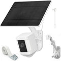 6W Solar Panel with Camera Mount for Ring Spotlight Cam Plus/Pro (Battery) Ring Stick Up Cam &amp Outdoor Cam Plus (Battery) 2-in-1 Solar Charger Wall Mount for Outdoor Security Cameras