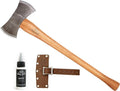 1844 Helko Werk Germany Traditional Hinterland - Made in Germany Double Bit Axe Felling Axe for Felling Trees and Cutting Wood with Two Blades - Head 3.5 lbs Handle 30 in. (Hinterland) #13575