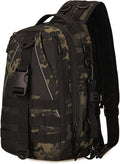 Tactical Daypack Molle Sling Bag for Men Chest Pack Molle Backpack Bug Out Bag