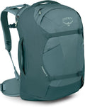 Osprey Farpoint 40L Men's Travel Backpack - Carry On Bag with Laptop Sleeve and Toiletry Pocket Cascade Blue/Torrent Blue