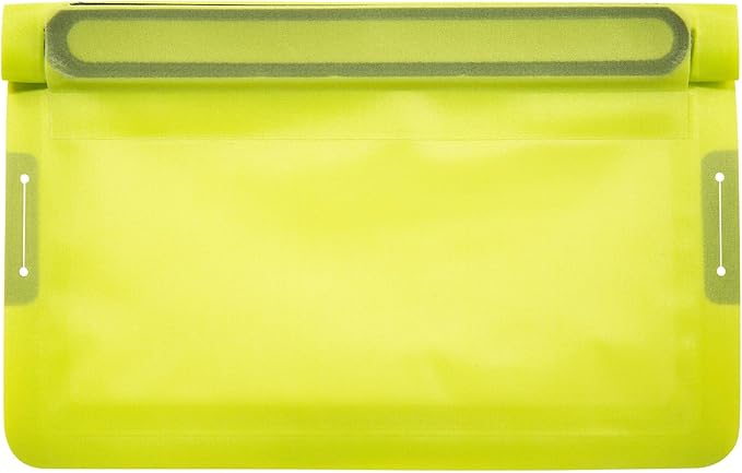 Tatonka WP Dry Bag Wide - Waterproof Flat Bag in Landscape Format - with Viewing Window for Operating Touch Displays - Waterproof according to IPX7 Standard - 14 x 22 cm
