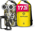 Earth Pak Waterproof Dry Bag Camo 5L &amp Yellow 5L Bag
