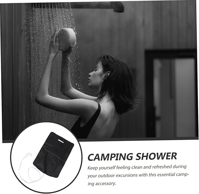 1set Portable Outdoor Camping Shower Bag Compact and Lightweight Wash Bag for Hiking Travel and Outdoor Activities Camp Accessories for Cleanliness and