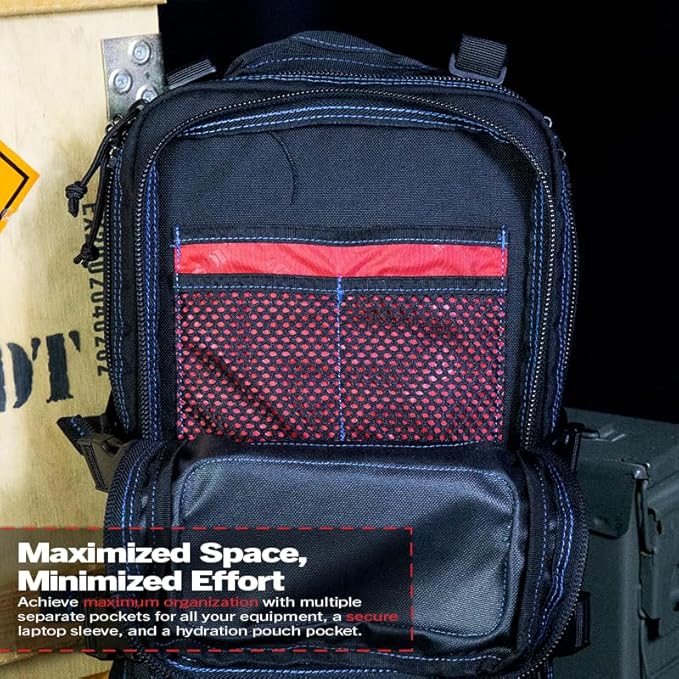 DDT Death Dealer Tactical Anti-Venom 24-Hour Assault Pack Color Blueline