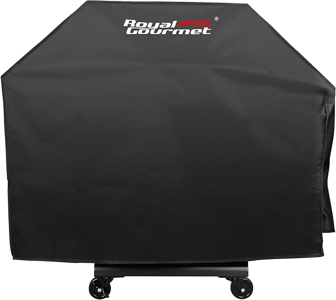 Royal Gourmet CD2030AC Deluxe 30-Inch Charcoal Grill with Cover Large BBQ Grill with Collapsible Side Tables for Outdoor Picnic Camping Patio Backyard Cooking Black