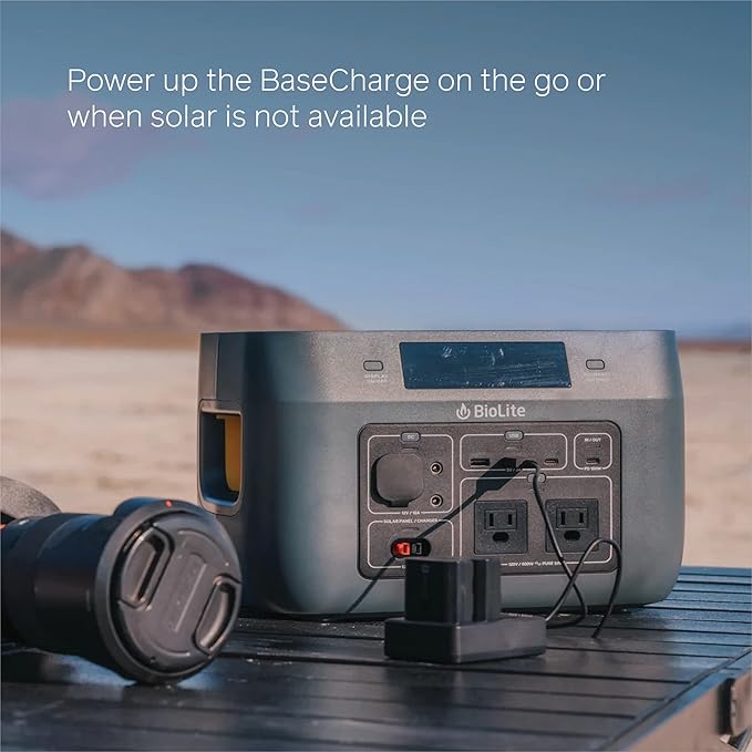 BioLite 12 V Car Charger Cable Backup Charging for BaseCharge Power Stations