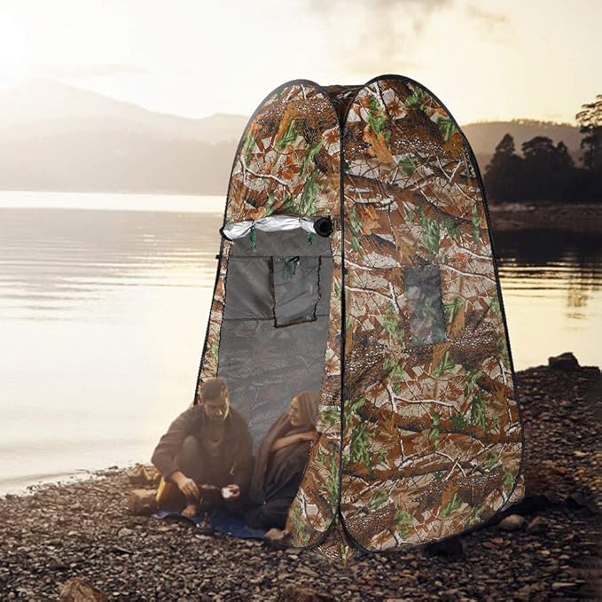 Camping Shower Tent Tape Cloth Shower Tents for Camping Portable Pop-up Shower Tent for Hiking Picnic and Camping