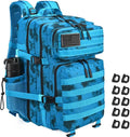 45L Tactical Backpack for Men Women Military Assault Pack with MOLLE Large 3 Day Bug Out Bag for Hiking Camping