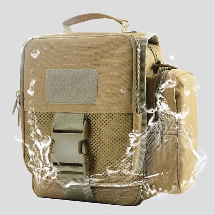 Small Canvas Messenger Bag Classic Vintage Shoulder Bag Tactical Bag Crossbody Casual Pack