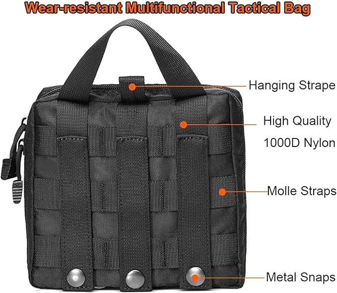 Tactical Admin Pouch Everyday Carry EMT Utility Pouch Molle Modular Utility Pouch