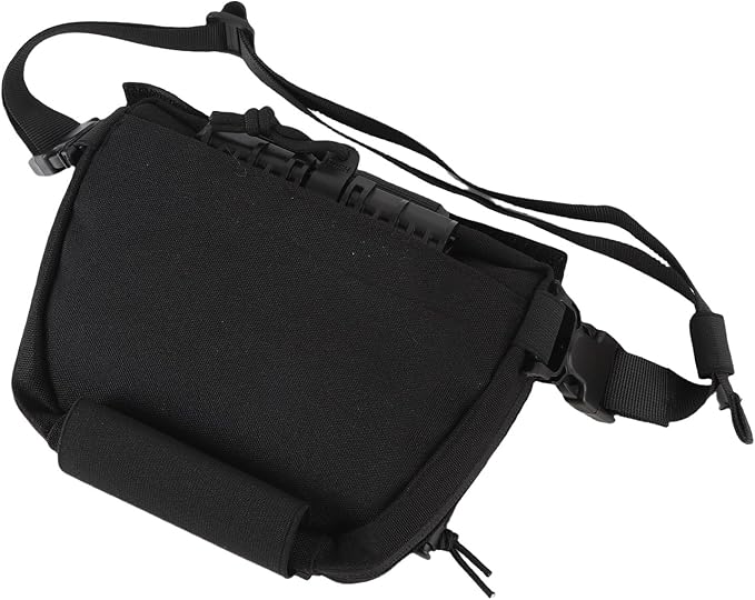 Oxford Cloth Drop Pouch Sub Abdominal Utility Carrying Kit Bag Adjustable Waist Strap - Durable Material Multi Layer Storage Ideal for Outdoor Activities and Chest Rig Use
