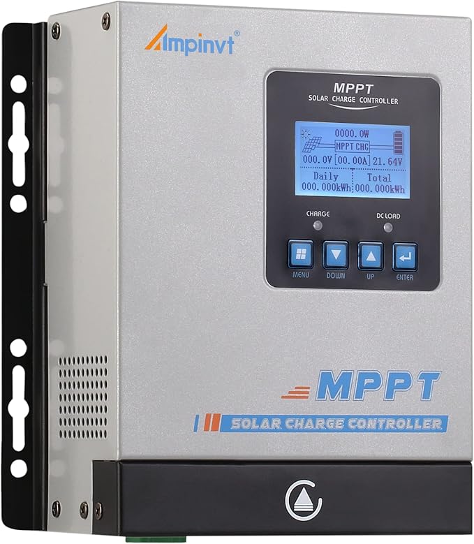 60amp MPPT Solar Charge Controller  12v 24v 36v 48v auto Solar Battery Panel Regulator  max 150v PV Input fit for Sealed Gel Flooded and Lithium Batteries