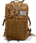 Bug Out Bag Backpack - 50L Tactical Backpack - Great for Survival Essentials (Tan)
