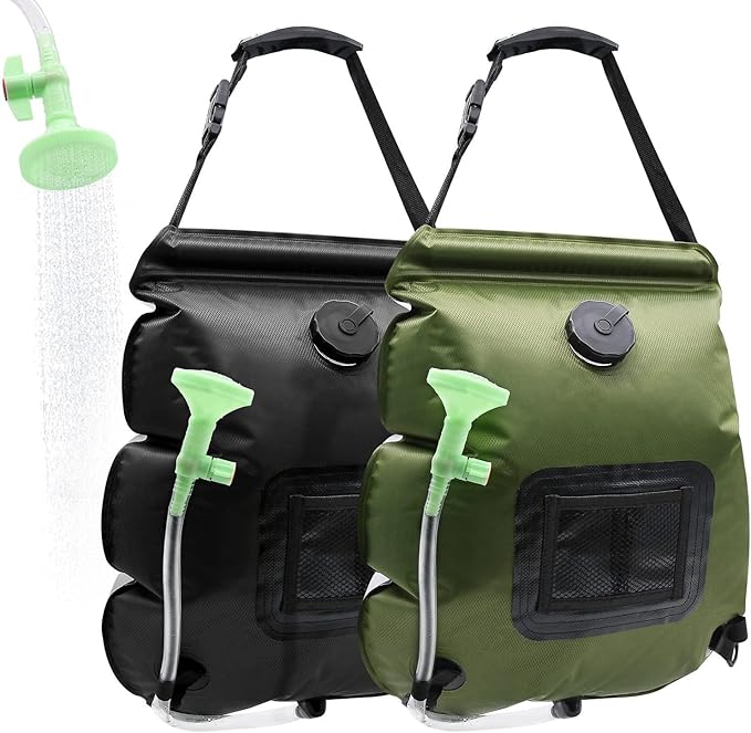 Camping EquipmentOutdoor 20L Solar Shower Bag Camping Picnic Water Storage Bag Shower PackageBeach Swimming Outdoor Traveling Hiking