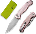 CIVIVI Stormhowl Pocket Knife Folding Knife with 3.3 Nitro-V Steel Blade Aluminum Handle Flipper and Button Opener Cool Knife for GiftEDC C23040B-3