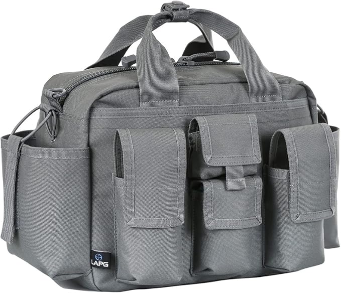 LAPG Tactical Bail Out Gear Survival Bug Out Hunting &amp Hiking Range Bag with Shoulder Strap &amp Carry Handle