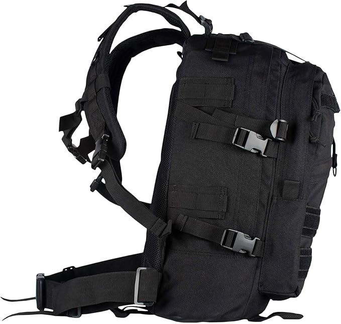 FOX OUTDOOR PRODUCTS Large Transport Pack | 37L Tactical Backpack with Compression Straps Hydration Pocket &amp Modular Webbing