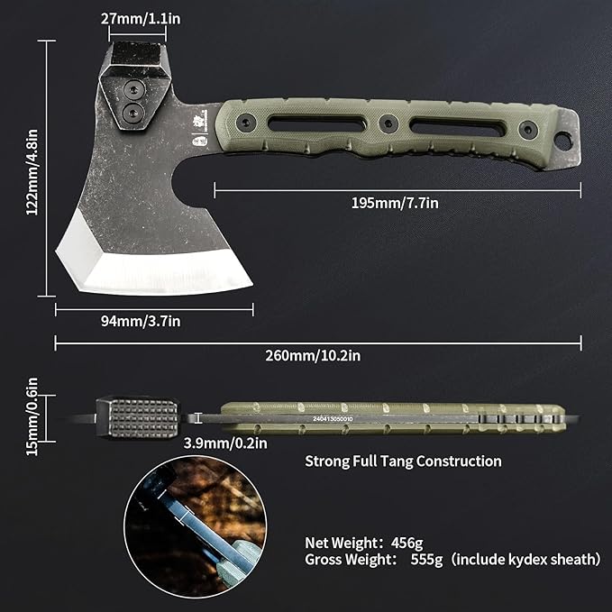 HX OUTDOORS 19 In 1 Multitools Pliers with Fire Starter Small Survival Camping Hatchet