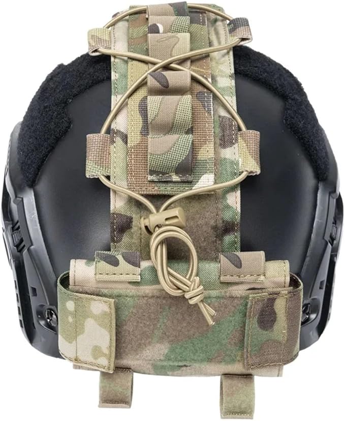 Tactical Helmet Battery Pouch Counterweight Pouch Helmet Battery Pack Balance Weight Bag with Hook&ampLoop for Tactical Helmet Airsoft