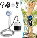 2023 Portable Camping Shower Pump with Multi-use Sprayer for Campsite Bathing Beach Yard Pet Car Cleanups (1Pcs)