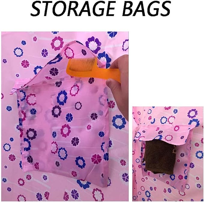 Portable Shower Curtain - Round Zip Polyester Cloth for Outdoor Camping Hiking Beach Toilet and Clothing Privacy - Perfect Bathroom Coverage for Travel and Home Use