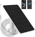 3W Solar Panel with Built-in 4000mAh Battery Micro-USB Port IP65 13.2ft Charging Cable Perfect Compatibility with Ring Video Doorbell (2nd Generation-2020 Release) no Need to Remove Stand