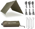 AquaQuest Defender Tarp – Heavy-Duty Waterproof (20000 mm) Seam-Taped Rain Fly for Camping Bushcraft &amp Survival