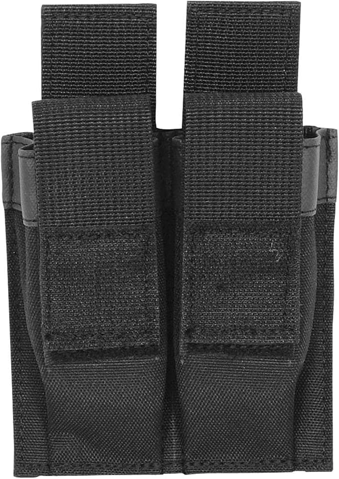 Fox Outdoor Products Pistol Quick Deploy Dual Mag Pouch Black