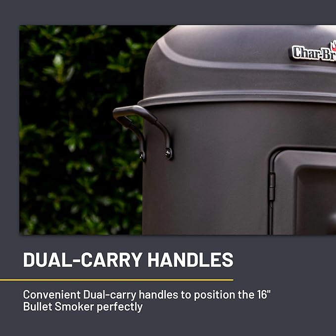 Char-Broil Bullet Charcoal Smoker 16 - 18202075Black